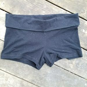 Fold over yoga shorts